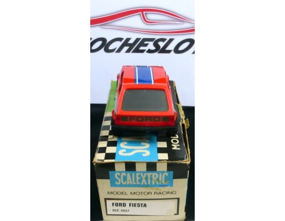 Ford Fiesta CON CAJA E INSTRUCCIONES	ROJO 1980	REF.	4057	EXIN