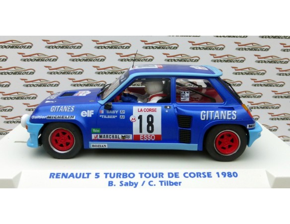 RENAULT 5 TURBO TOUR DE CORSE 1980 GITANES PEANA BLANCA REF.E2042 FLY