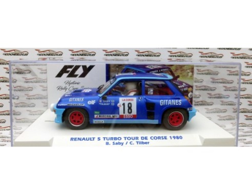 RENAULT 5 TURBO TOUR DE CORSE 1980 GITANES PEANA BLANCA REF.E2042 FLY