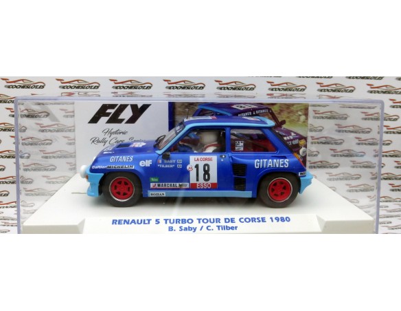RENAULT 5 TURBO TOUR DE CORSE 1980 GITANES PEANA BLANCA REF.E2042 FLY
