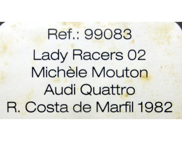 AUDI QUATTRO R.COSTA DE MARFIL 1982 LADY RACERS 02 REF.99083 FLY