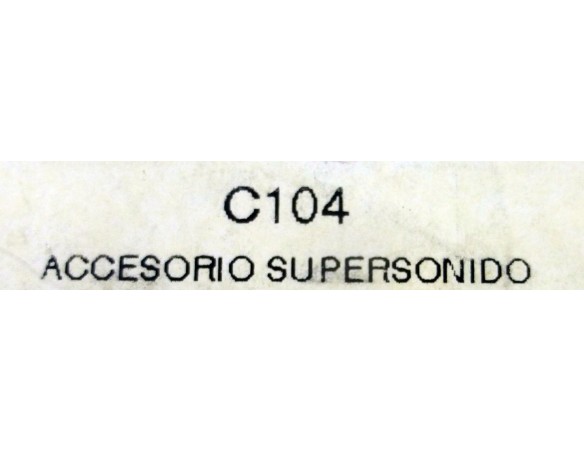 ACCESORIO SUPERSONIDO REF.C104 SUPERSLOT