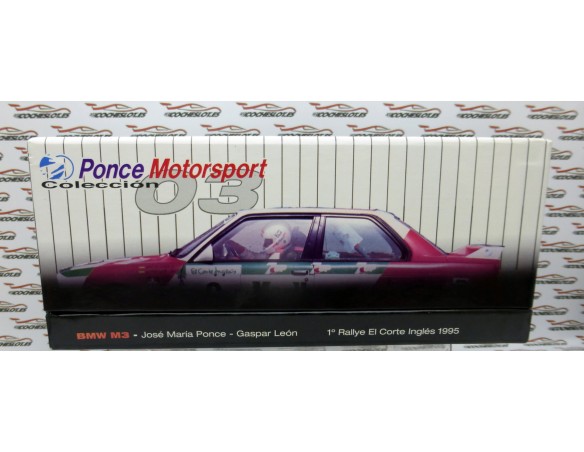 BMW M3 E30 1ºR.EL CORTE INGLES 1995 PONCE MOTORPORT COL.03 REF.99071 FLY