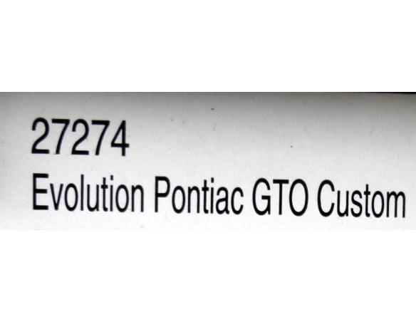 EVOLUTION PONTIAC GTO CUSTON REF.27274 CARRERA