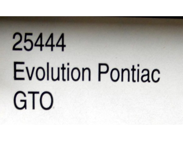 EVOLUTION PONTIAC GTO REF.25444 CARRERA
