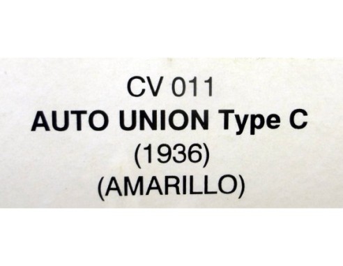AUTO UNION TYPE C 1936 AMARILLO REF.CV011 PINK KAR