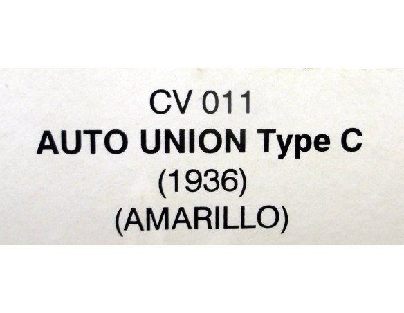 AUTO UNION TYPE C 1936 AMARILLO REF.CV011 PINK KAR