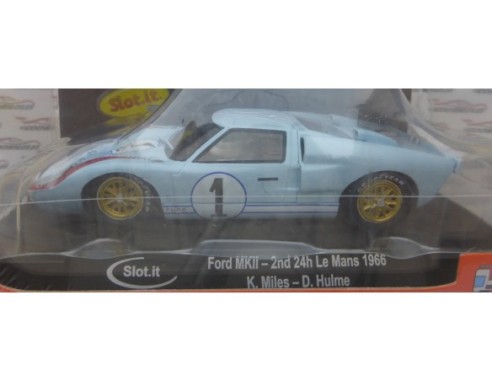 FORD MKII Nº1 2nd 24H LE MANS 1966 KEN MILLES REF.CA20d SLOT.IT