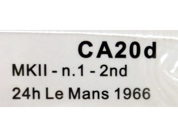 FORD MKII Nº1 2nd 24H LE MANS 1966 KEN MILLES REF.CA20d SLOT.IT