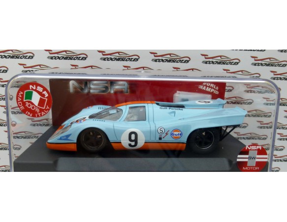 PORSCHE 917 GULF Nº9 DNF BRANDS HATCH 1000Km 1970 NSR REF.0237 NSR