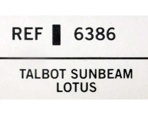 TALBOT SUNBEAM LOTUS XII OPEN DE ESPAÑA REF.6386 TECNITOYS
