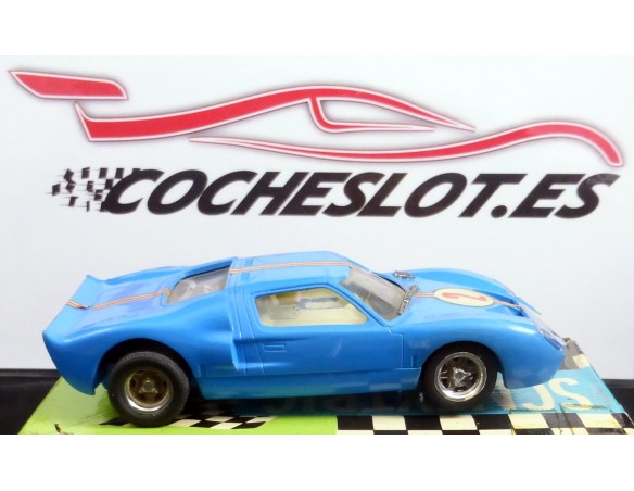 FORD GT 40 AZUL CON CAJA	1968	REF.	C35	EXIN