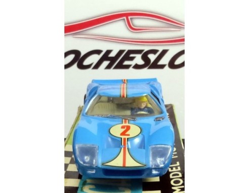FORD GT 40 AZUL CON CAJA	1968	REF.	C35	EXIN