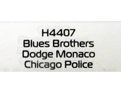 DODGE MONACO CHICAGO POLICE BLUES BROTHERS REF.H4407 SUPERSLOT