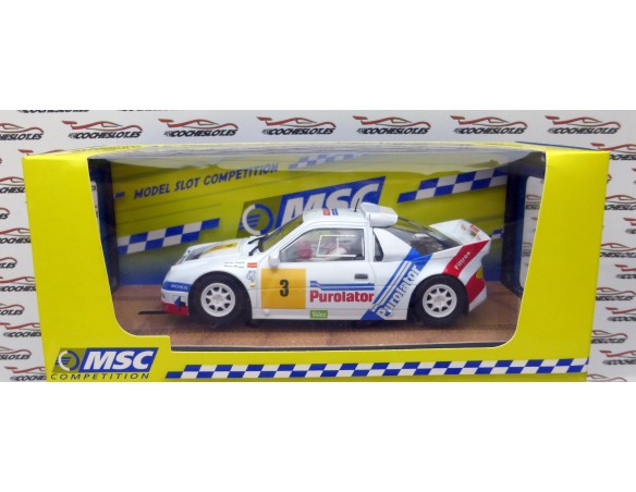 FORD RS 200 Gr.B PUROLATOR CTO.DE ESPAÑA DE TIERRA 1986 REF.SC6185 MSC