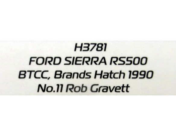 FORD SIERRA RS500 BTCC BRANDS HATCH 1990 Nº11 REF.H3781 SUPERSLOT