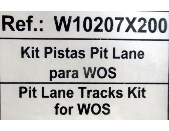 KIT PISTAS PIT LANE PARA WOS REF.W10207X200 EDUCA