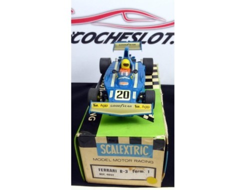 Ferrari B3 F1 AZUL	CON CAJA E INSTRUCCIONES	1975 REF.	4052	EXIN