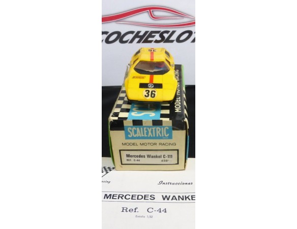 Mercedes Wankel C-111 AMARILLO	 VERDE CON CAJA E INSTRUCCIONES	1970 REF.	C-44	EXIN
