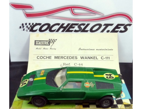 Mercedes Wankel C-111	 VERDE CON CAJA E INSTRUCCIONES 1970	REF.	C-44	EXIN