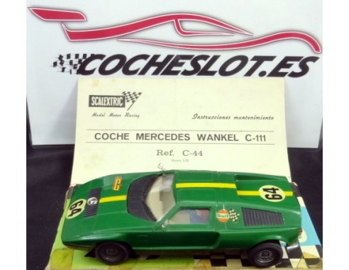 Mercedes Wankel C-111	 VERDE CON CAJA E INSTRUCCIONES 1970	REF.	C-44	EXIN