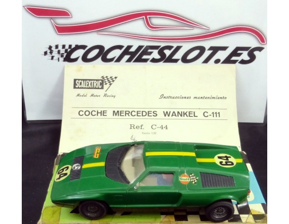 Mercedes Wankel C-111	 VERDE CON CAJA E INSTRUCCIONES 1970	REF.	C-44	EXIN