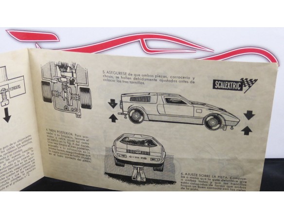 Mercedes Wankel C-111	 VERDE CON CAJA E INSTRUCCIONES 1970	REF.	C-44	EXIN