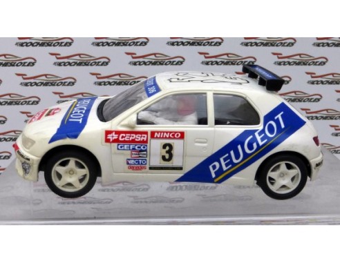 PEUGEOT 306 CEPSA BLANCO-AZUL 1996 REF. 50122 NINCO