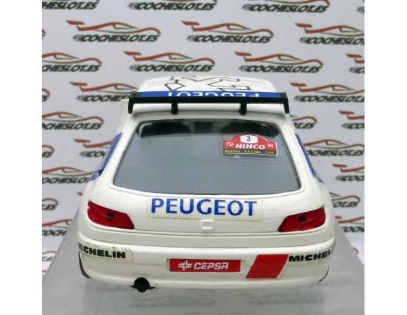 PEUGEOT 306 CEPSA BLANCO-AZUL 1996 REF. 50122 NINCO