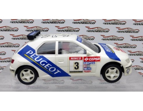 PEUGEOT 306 CEPSA BLANCO-AZUL 1996 REF. 50122 NINCO