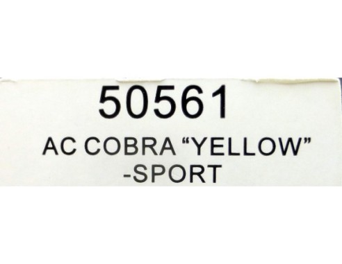 AC COBRA YELOW SPORT REF.50561  NINCO