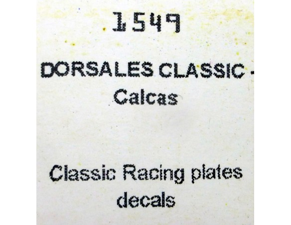DORSALES CLASSSIC CALCAS REF.1549 CARTRIX