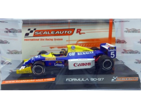 FORMULA 90-97 Nº5 AZUL,BLANCO Y AMARILLO FW13b REF.SC6268 SCALEAUTO
