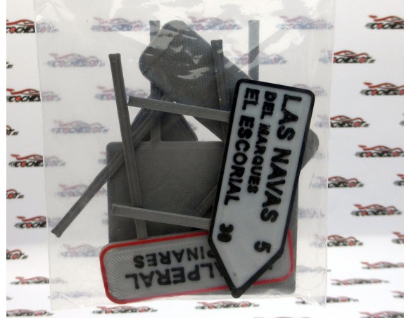 LOTE SEÑALES DE POBLACIONES