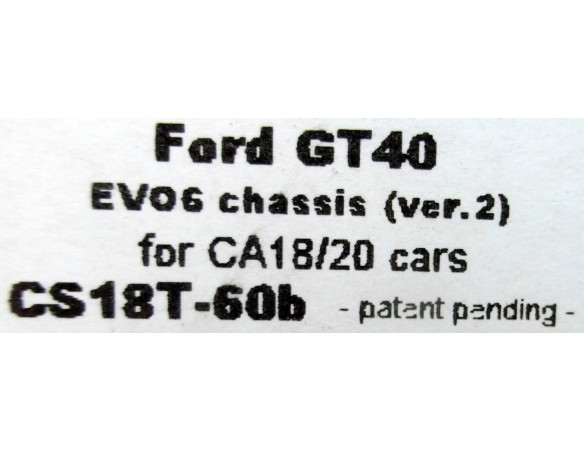 CHASIS EVO 6 FORD GT40 SLOT.IT