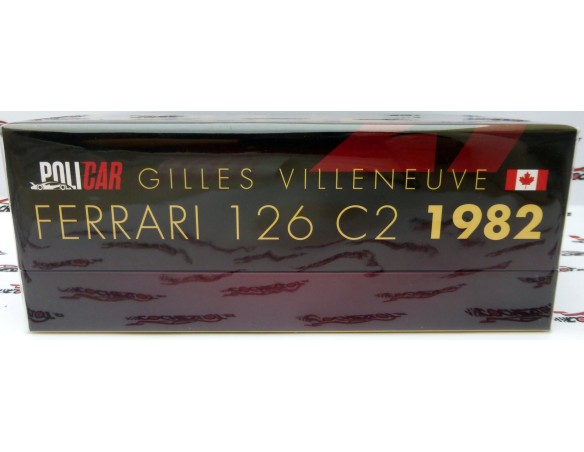 FERRARI 126 C2 GUILLES VELLENEU 1982  POLICAR