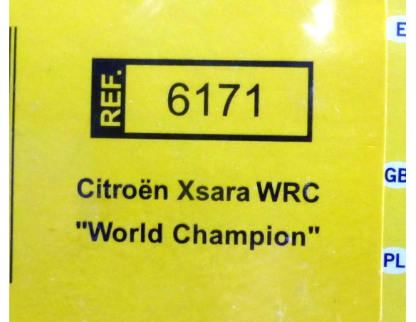 CITROEN XSARA WRC WORLD CHAMPION REF.6171 TECNITOYS