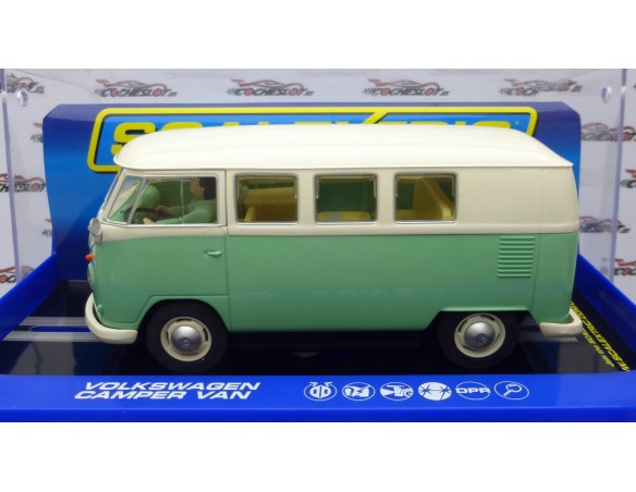 VOLKSWAGEN CAMPER VAN GREEN/BEIGE REF.C3760 SUPERSLOT