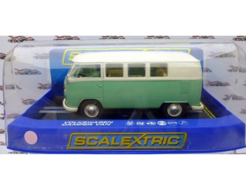 VOLKSWAGEN CAMPER VAN GREEN/BEIGE REF.C3760 SUPERSLOT