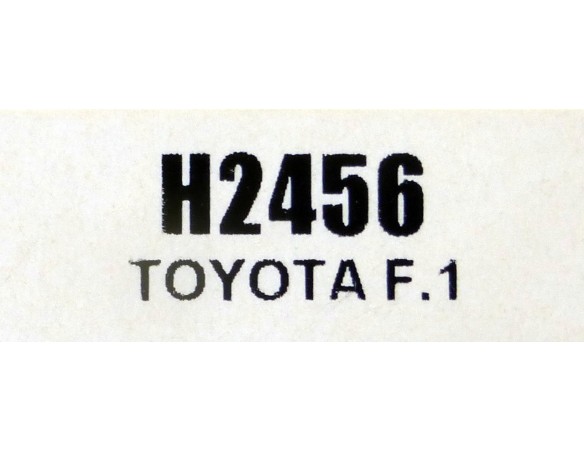 TOYOTA FORMULA 1 REF.H2456 SUPERSLOT
