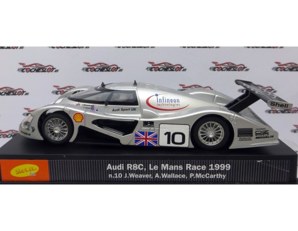 AUDI R8C 1999 LE MANS RACE Nº10 REF.SICA01f SLOT.IT