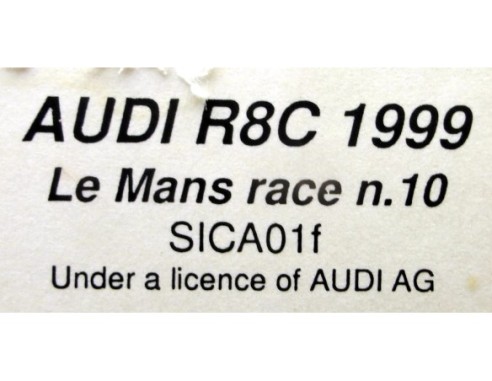 AUDI R8C 1999 LE MANS RACE Nº10 REF.SICA01f SLOT.IT