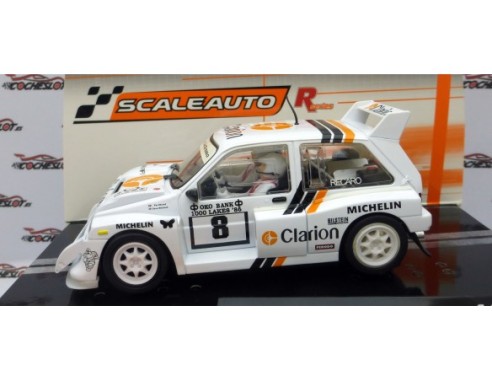 MG METRO 6R4 CLARION 1000 LAKES 1986 R-VERSION REF.SC6153R SCALEAUTO