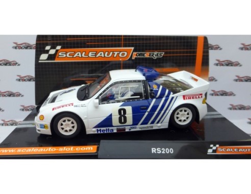 FORD RS200 SWEDLSH RALLY 1986 HOMESERIES REF.SC-6182 SCALEAUTO