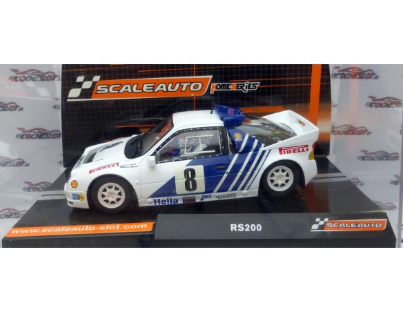 FORD RS200 SWEDLSH RALLY 1986 HOMESERIES REF.SC-6182 SCALEAUTO