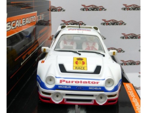 FORD RS200 GR.B PUROLATOR CTO.DE ESPAÑA DE TIERRA 1986 Nº3 C.SAINZ REF.SC-6185 SCALEAUTO