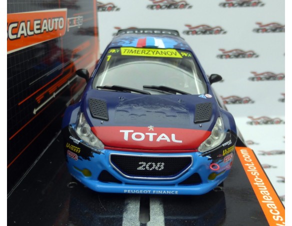 PEUGEOT 208 W RX BARCELONA 2014 Nº1 REF.SC-6159 HOME SCALEAUTO