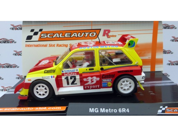 MG METRO 6R4 R-VERSION AW 33 EXPORT TOUR DE CORSE 1986 REF.SC-6177R SCALEAUTO