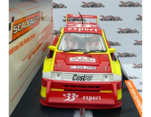 MG METRO 6R4 R-VERSION AW 33 EXPORT TOUR DE CORSE 1986 REF.SC-6177R SCALEAUTO