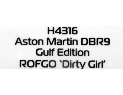 ASTON MARTIN DBR9 GULF EDITION ROFGO “DIRTY GIRL” REF.H4316 SUPERSLOT